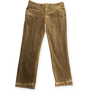 Polo Ralph Lauren Men's Brown Corduroy Preston Fit Chino Pants Size 36x30 Preppy
